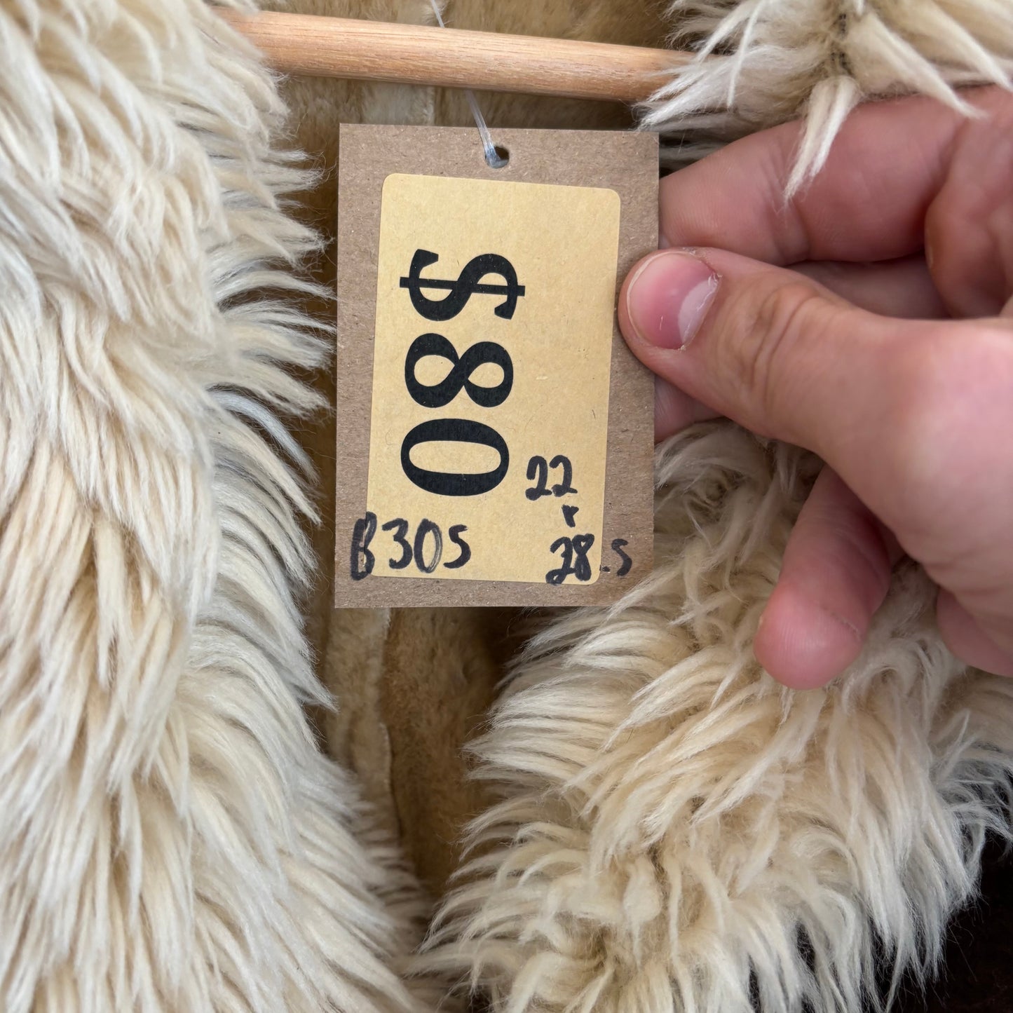 Vintage Fur Suede Leather Jacket - M