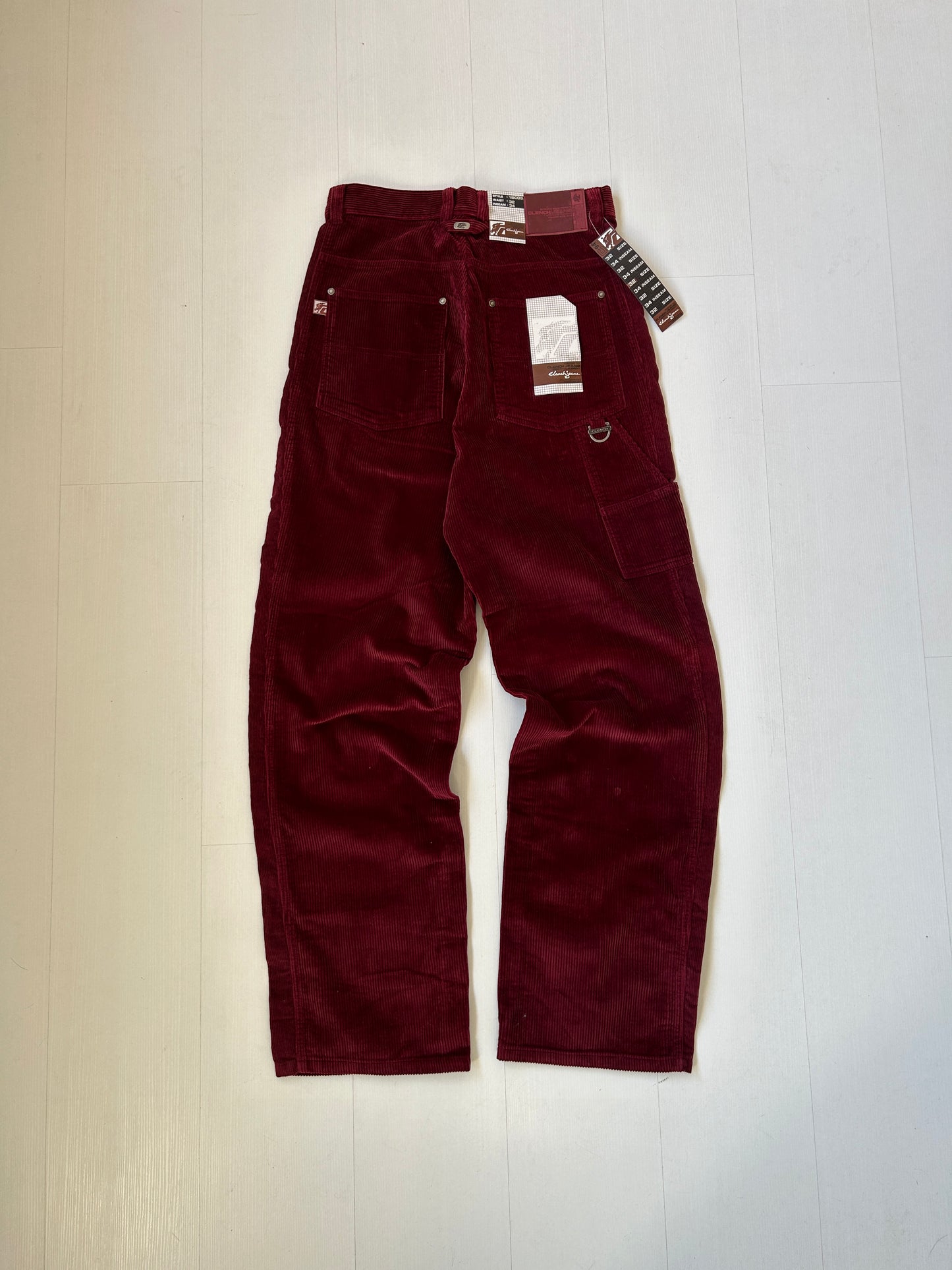Y2K clench corduroy pants