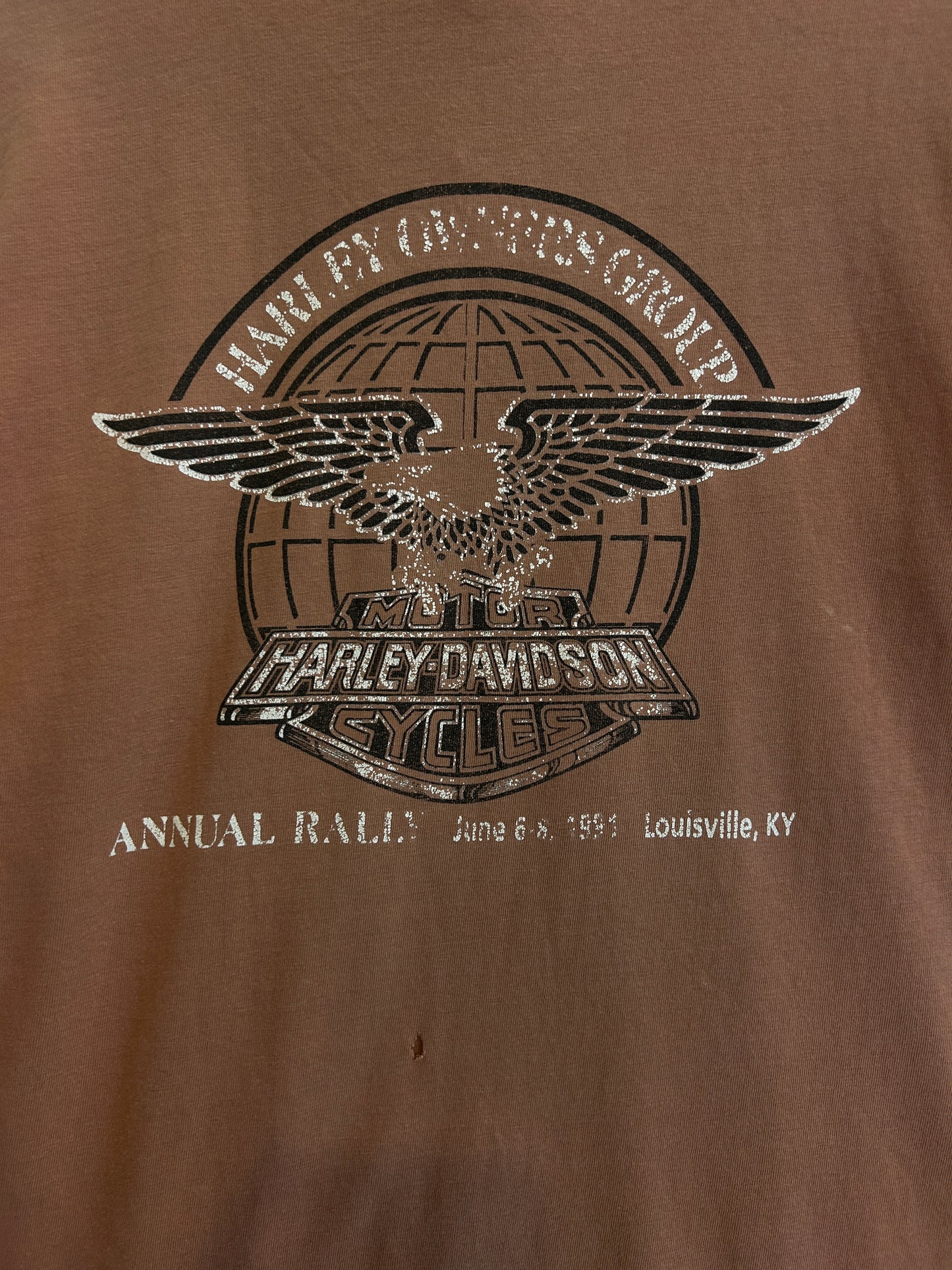Vintage American rally 91’ Harley Tee - S