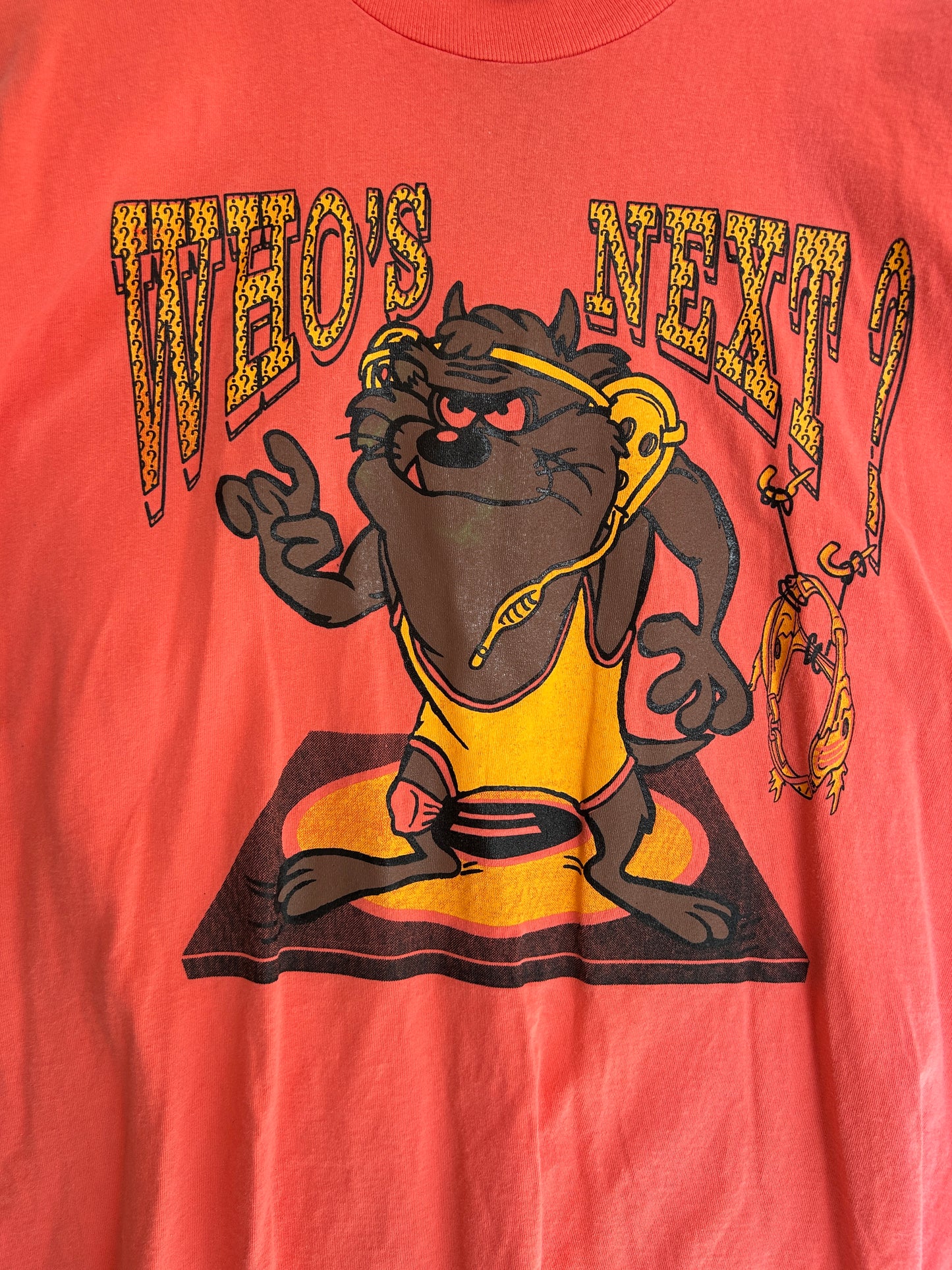 Who’s next taz wrestling tee