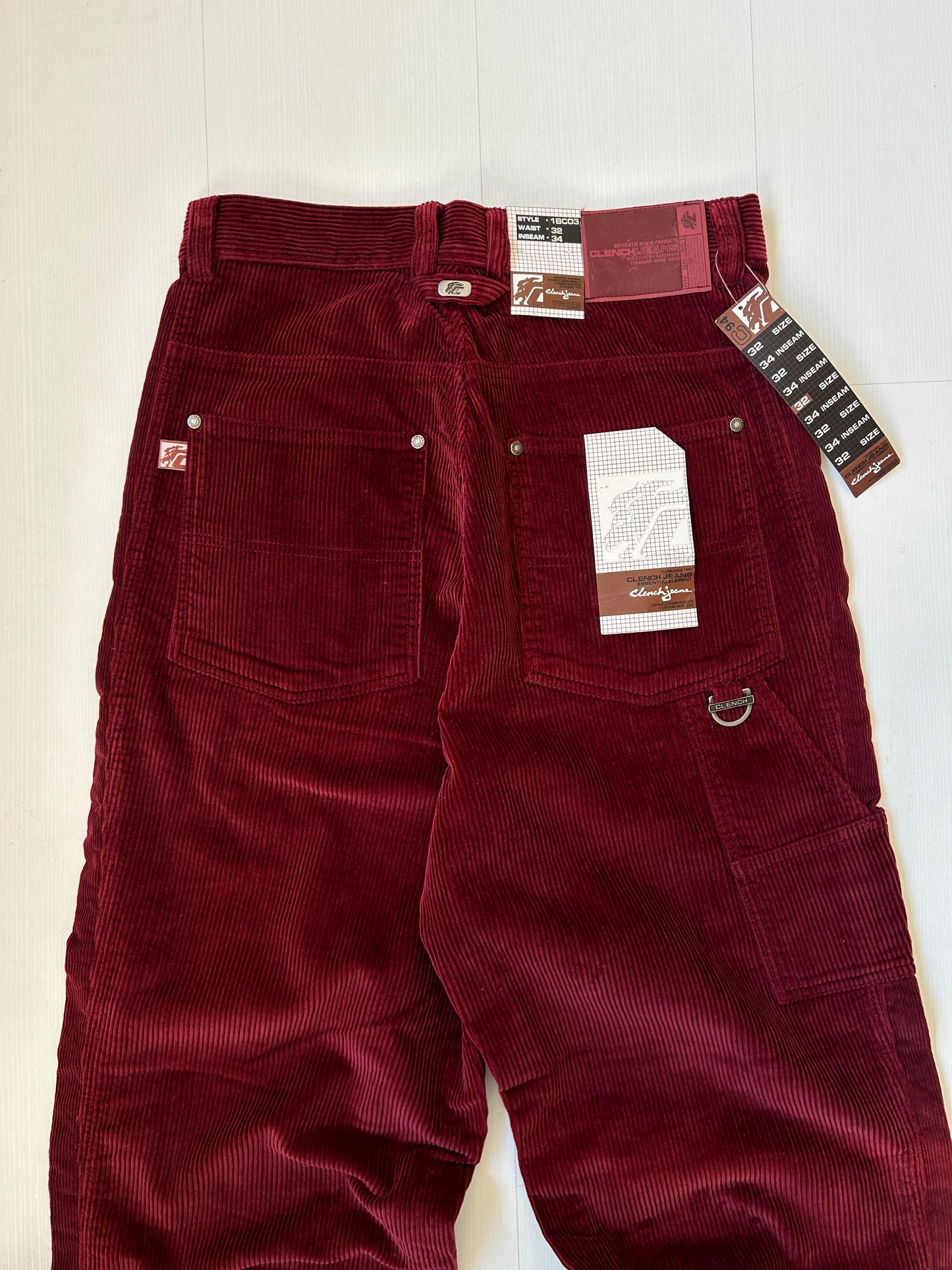 Y2K clench corduroy pants