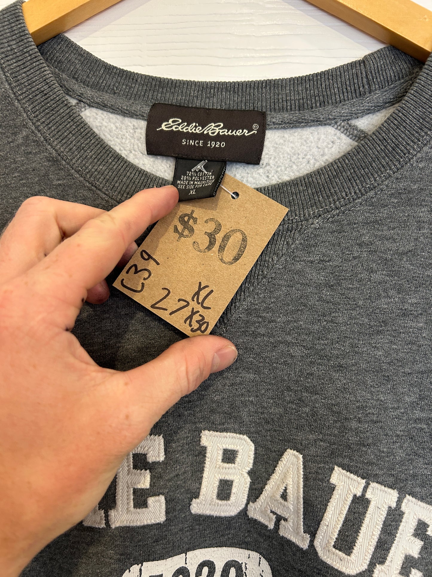 Eddie Bauer crew - XL