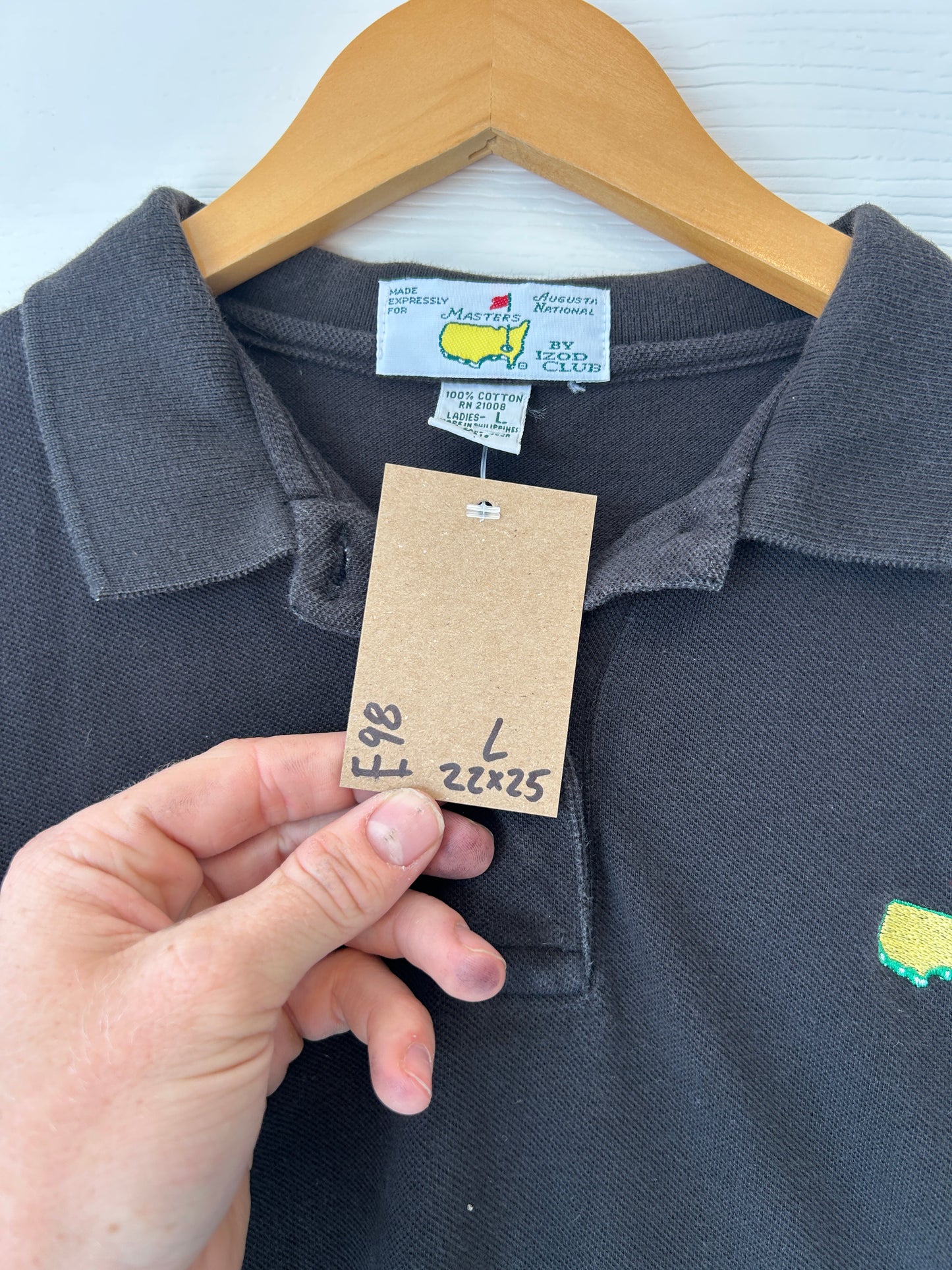 Masters polo tee - L
