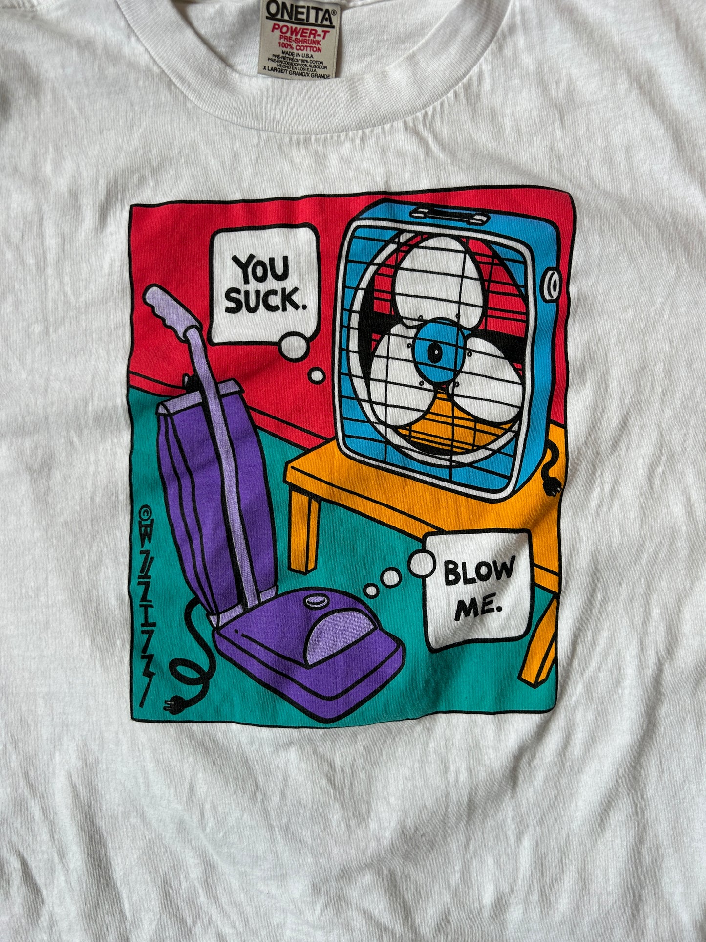 Vintage blow me tee