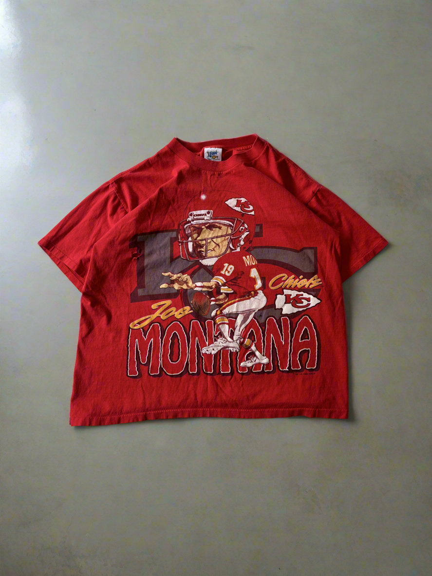 Vintage Joe Montana chiefs tee