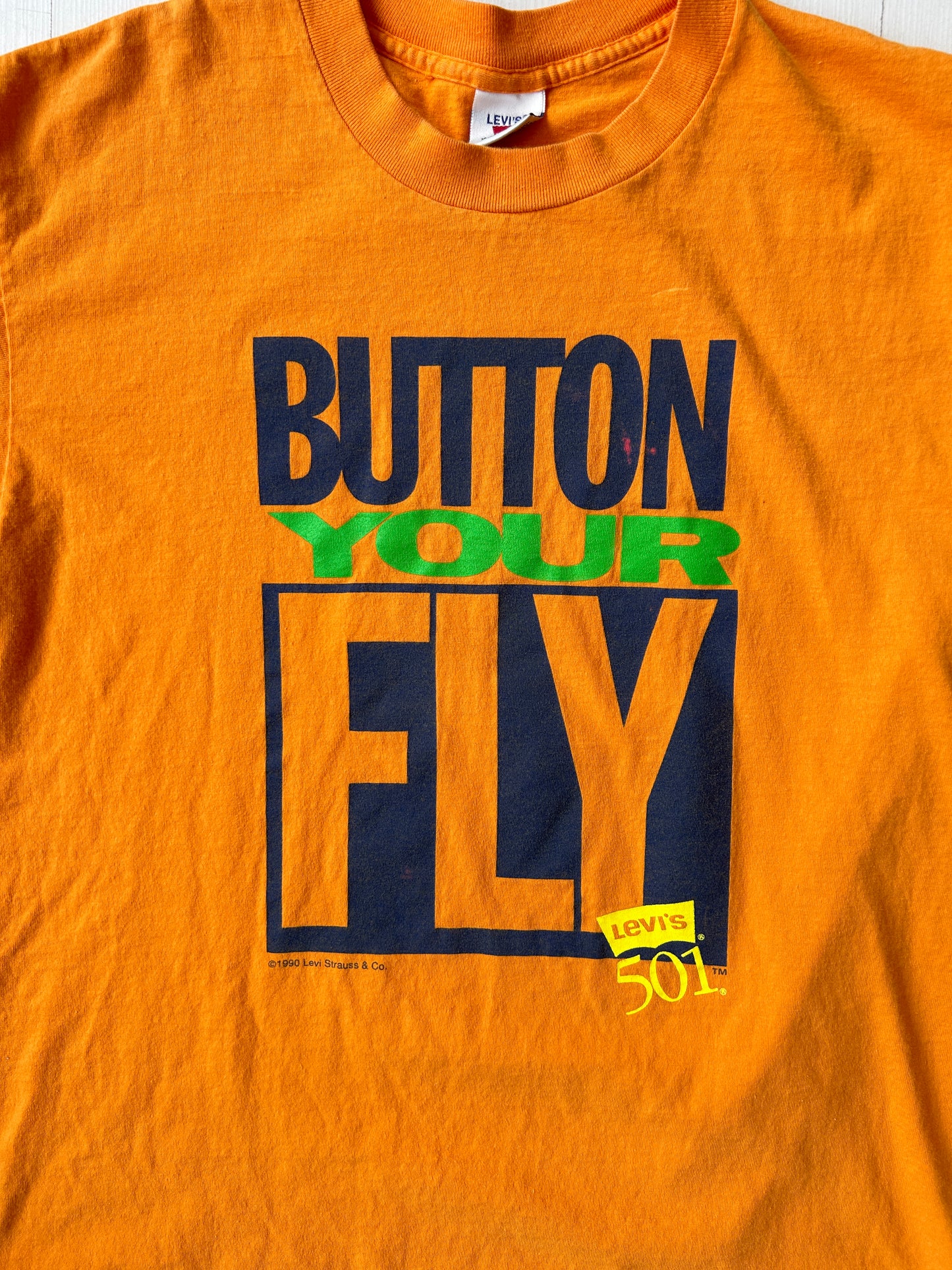 Levi Button fly tee