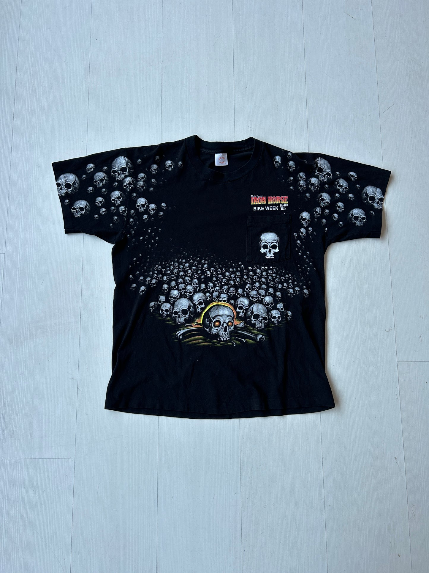 Iron horse bike week 95’ tee