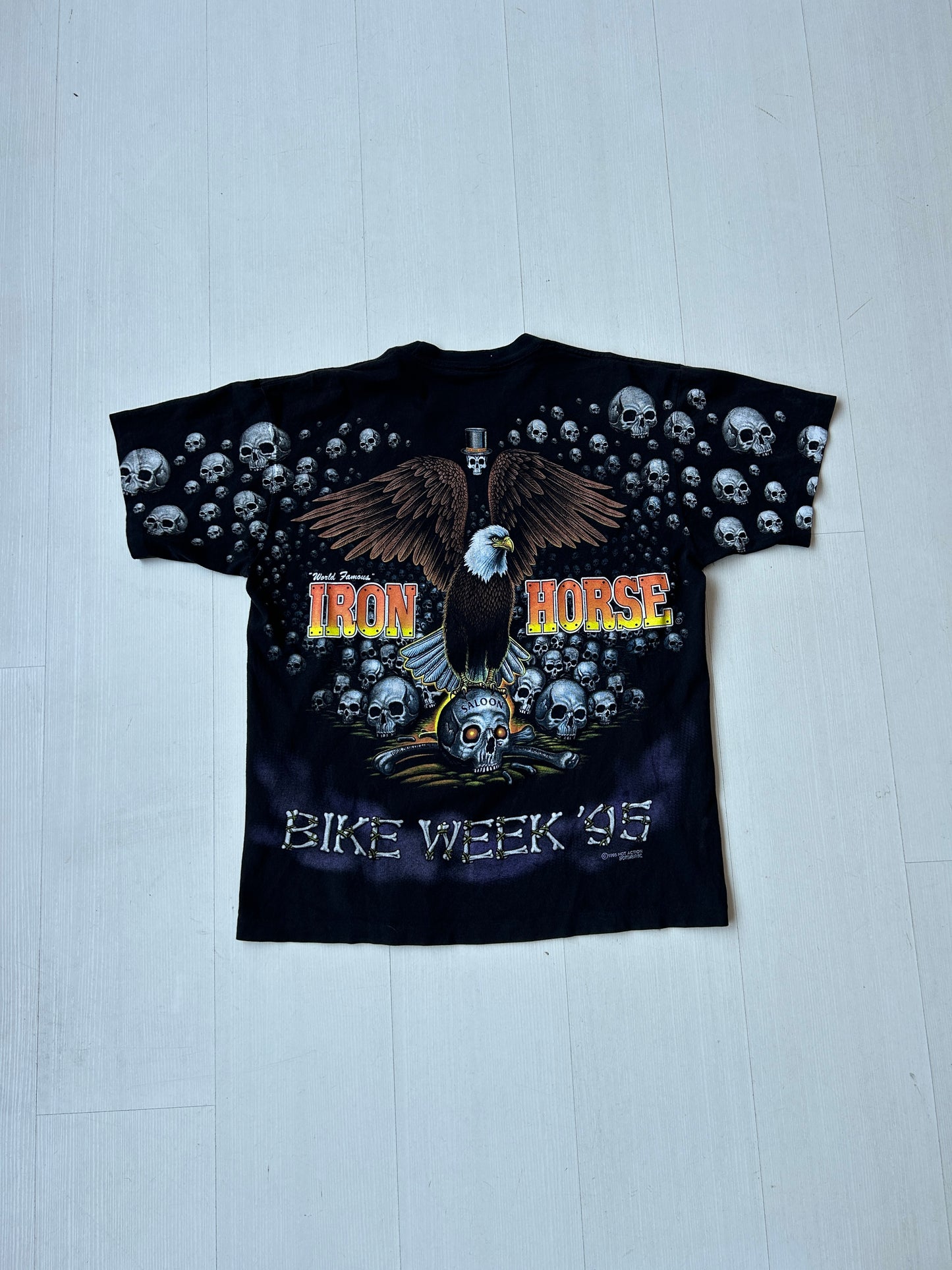 Iron horse bike week 95’ tee