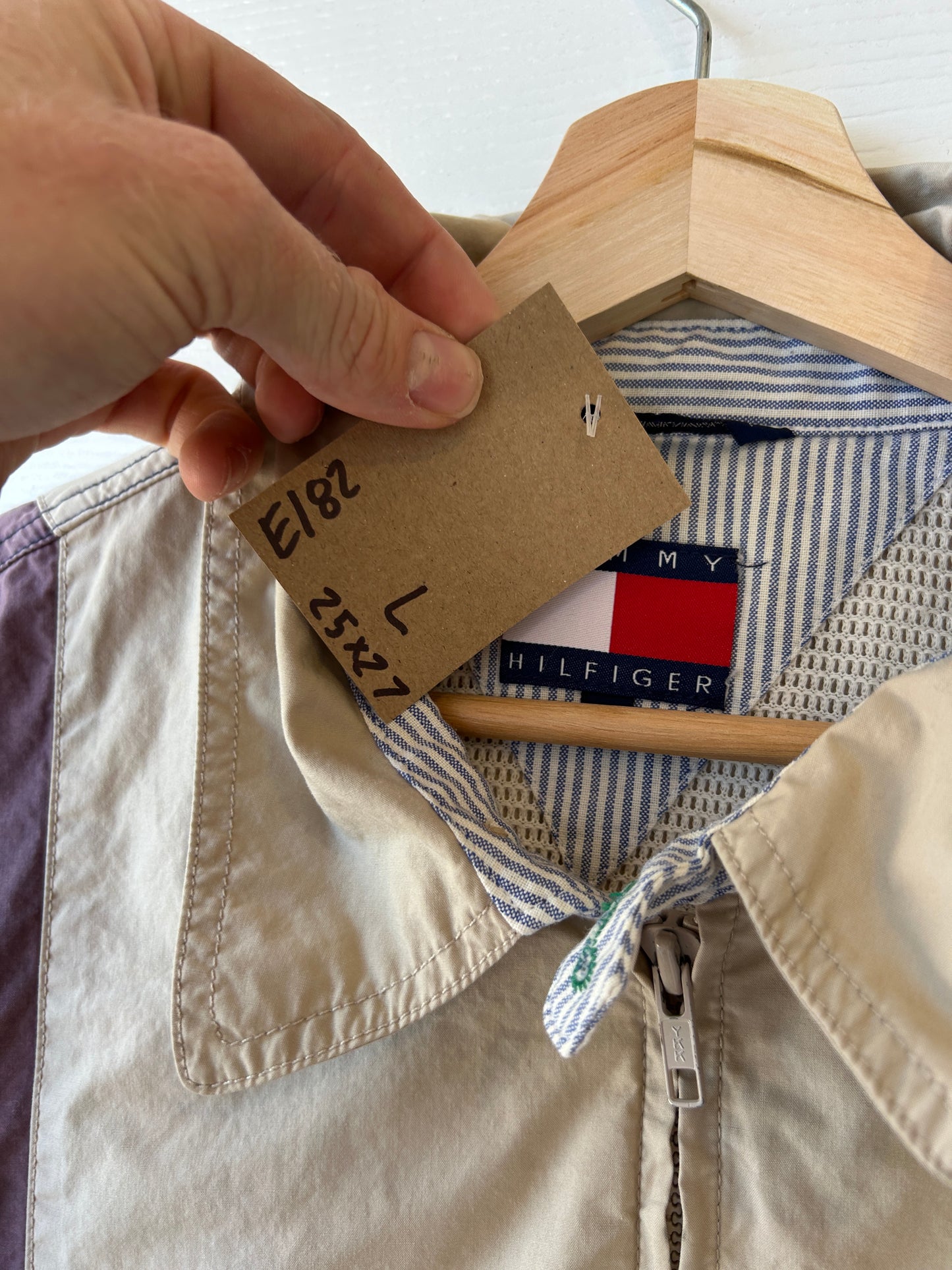 Tommy color block jacket - L