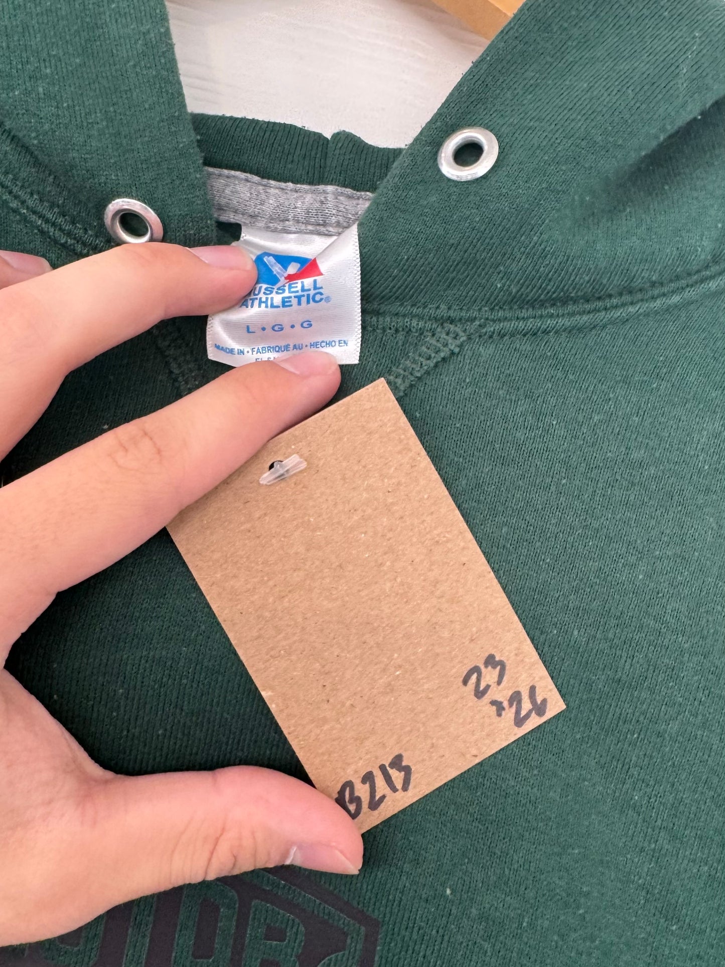 green Russell Elgin Vintage x Harley-Davidson hoodie - L