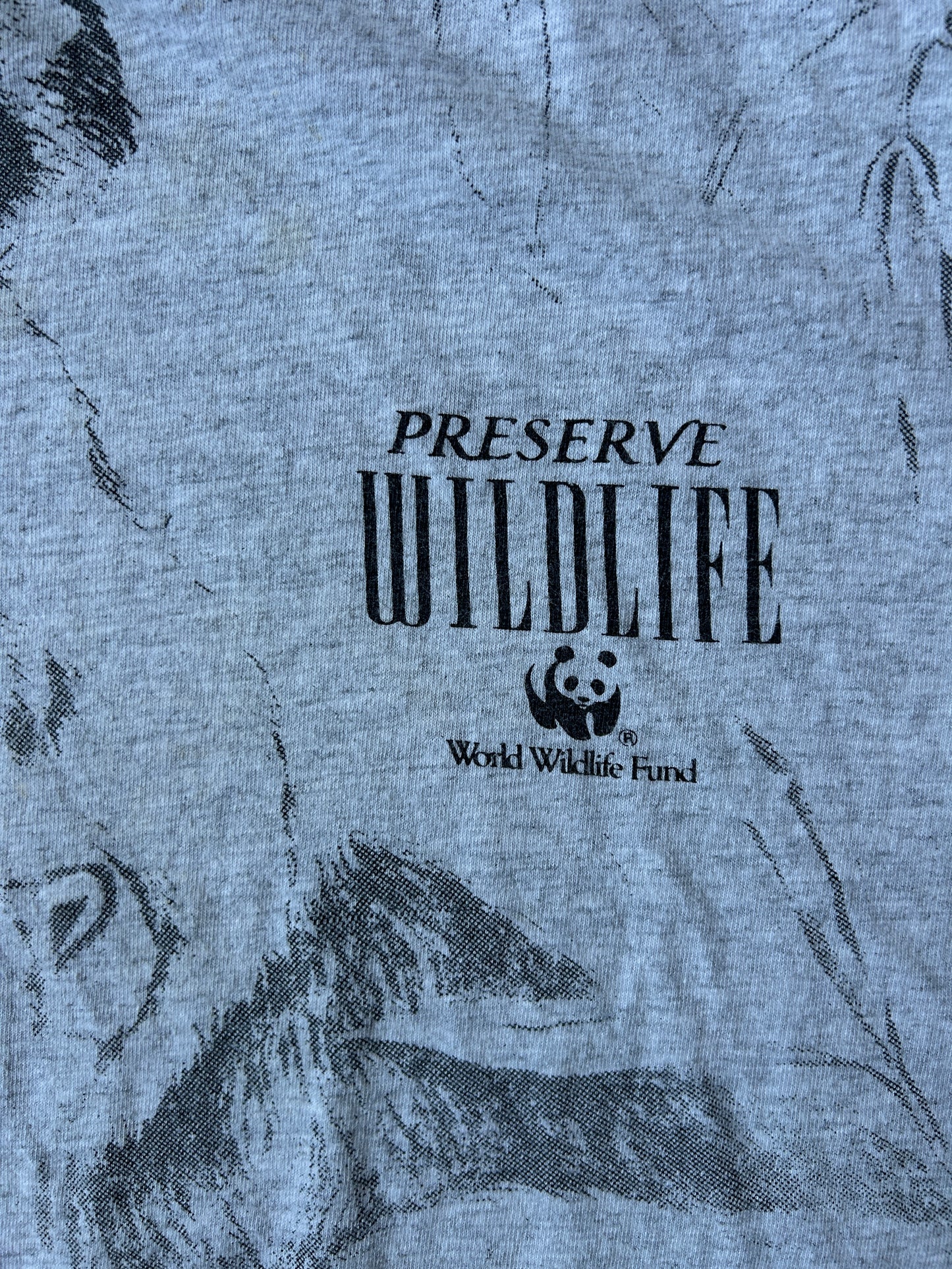 Preserve wildlife panda tee