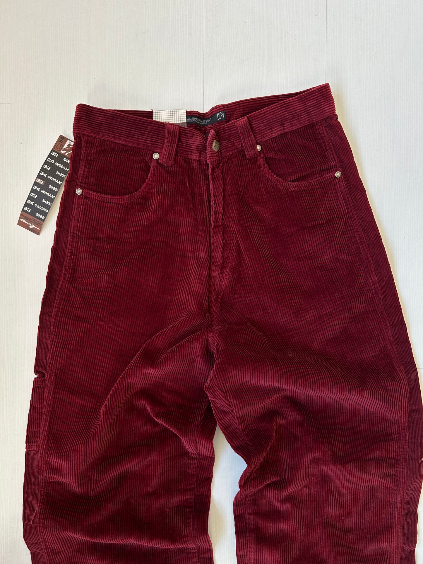 Y2K clench corduroy pants