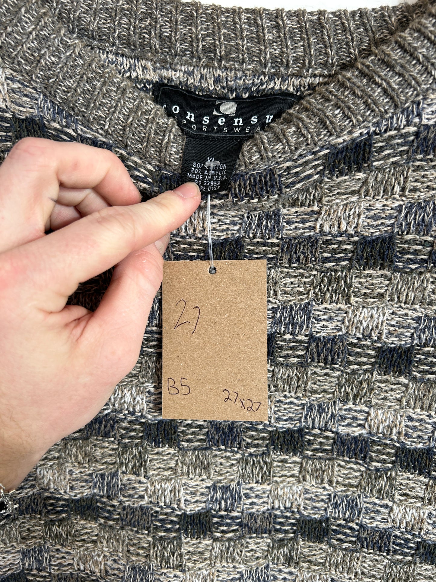 Vintage consensus sweater