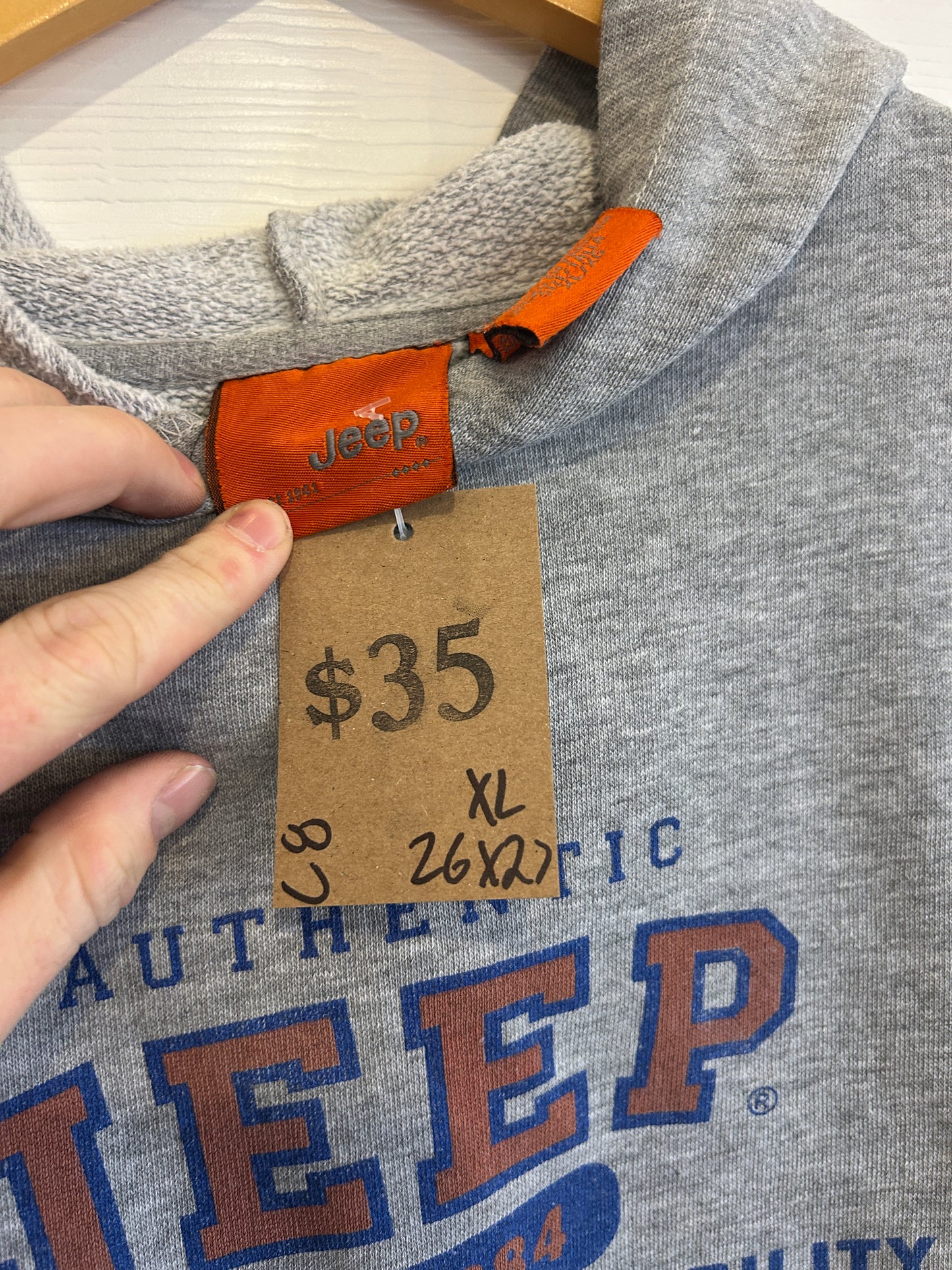 jeep hoodie - XL