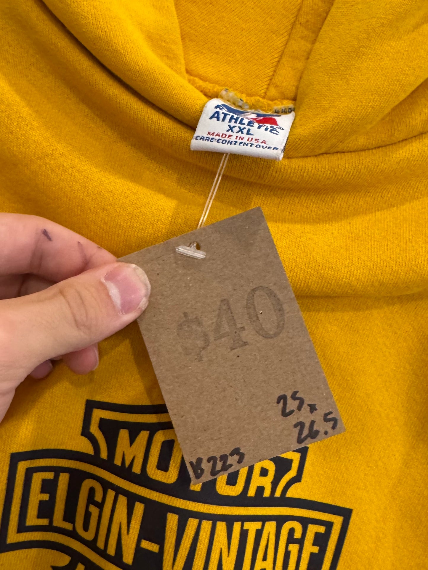 yellow Russell Elgin Vintage x Harley-Davidson hoodie - XXL