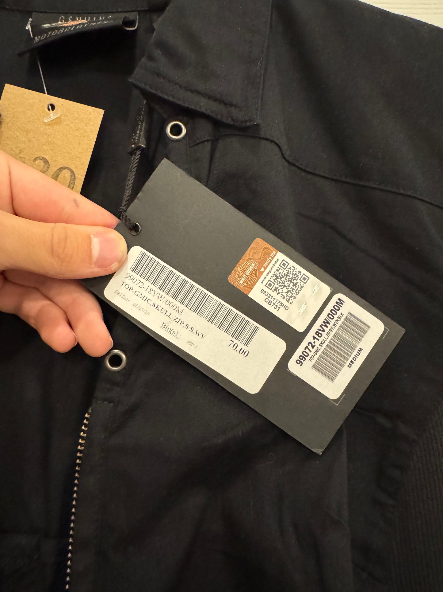 Harley-Davidson women’s zip front - M