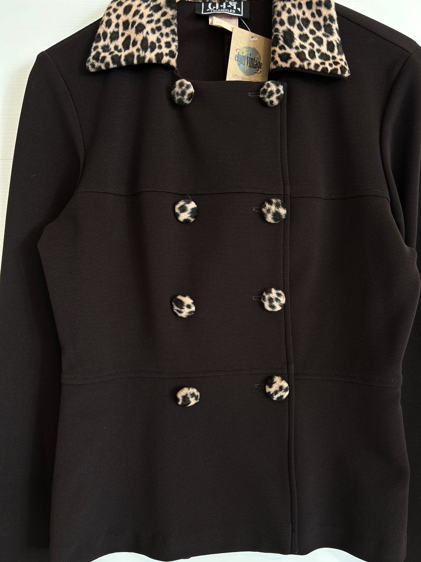 GHM brown leopard print jacket