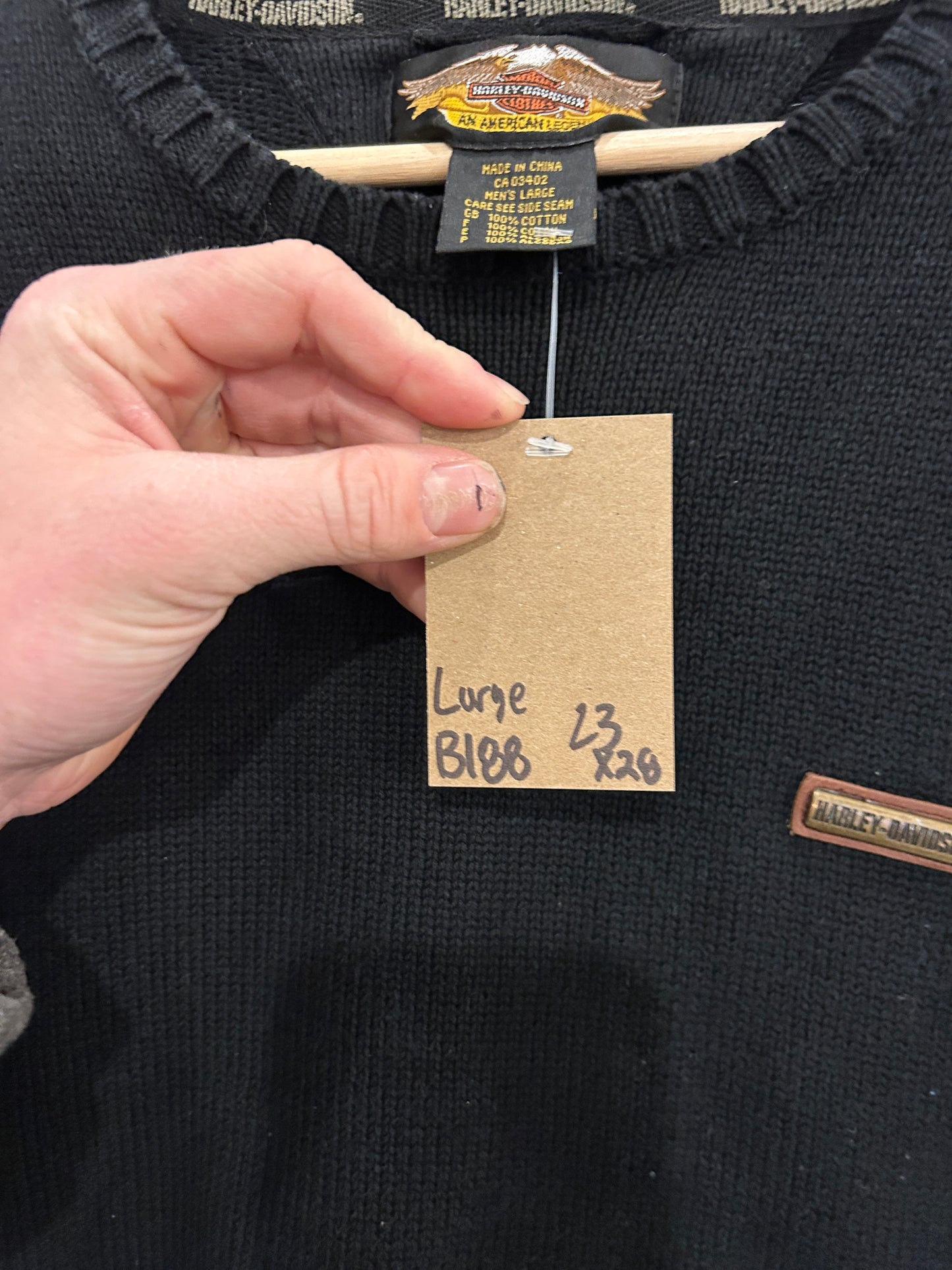 Vintage Harley Sweater - L