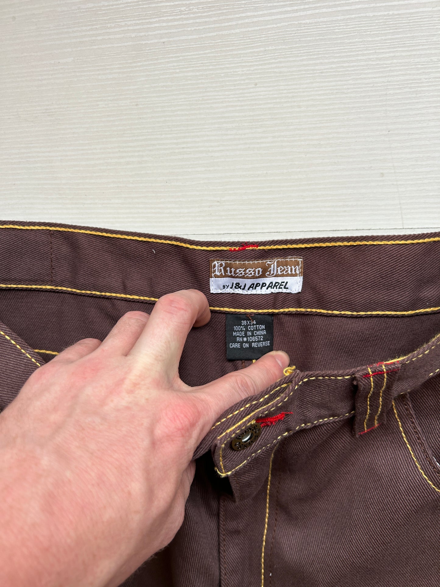 Y2k brown Russo jeans