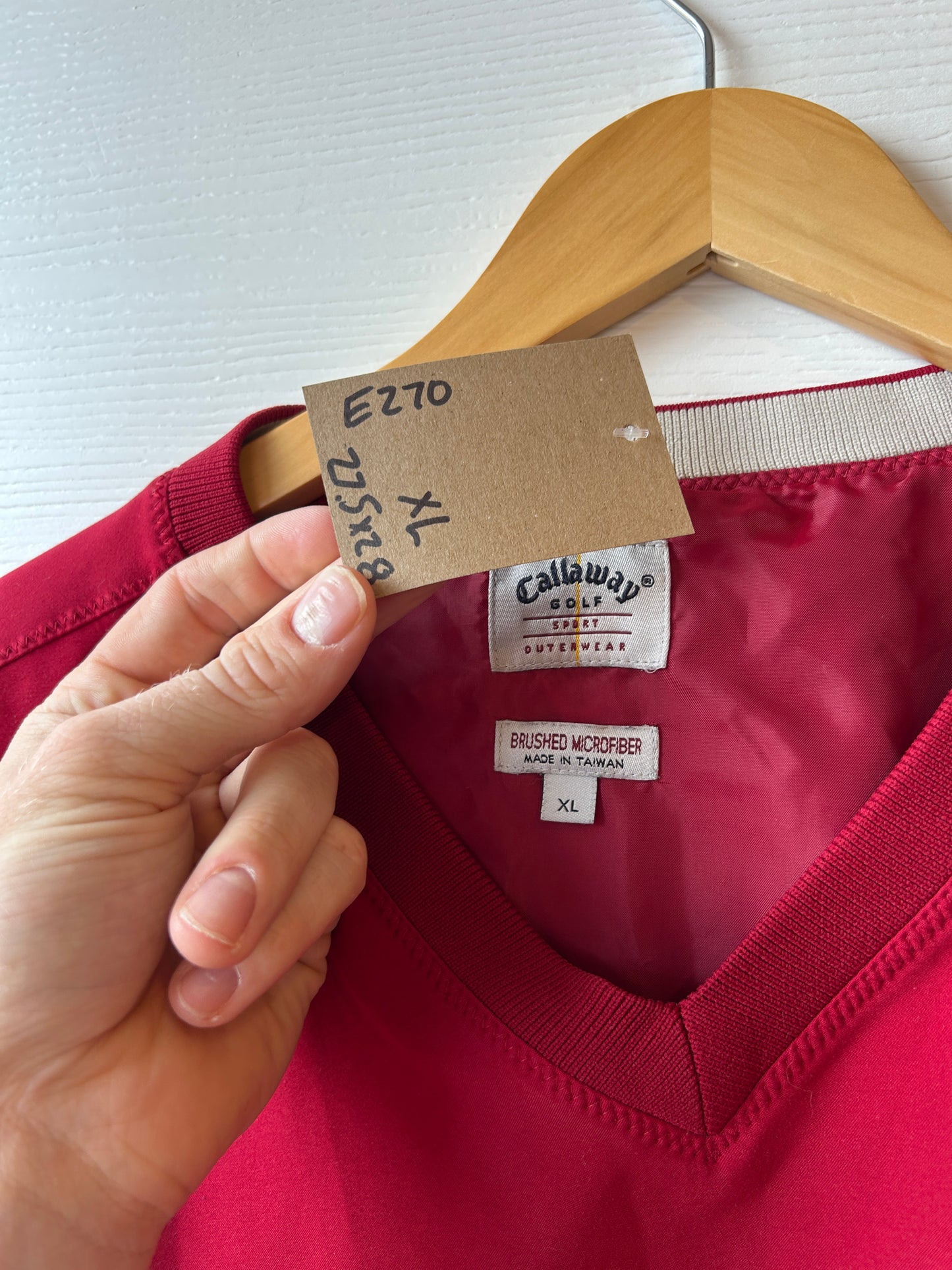 Calaway golf windbreaker- XL