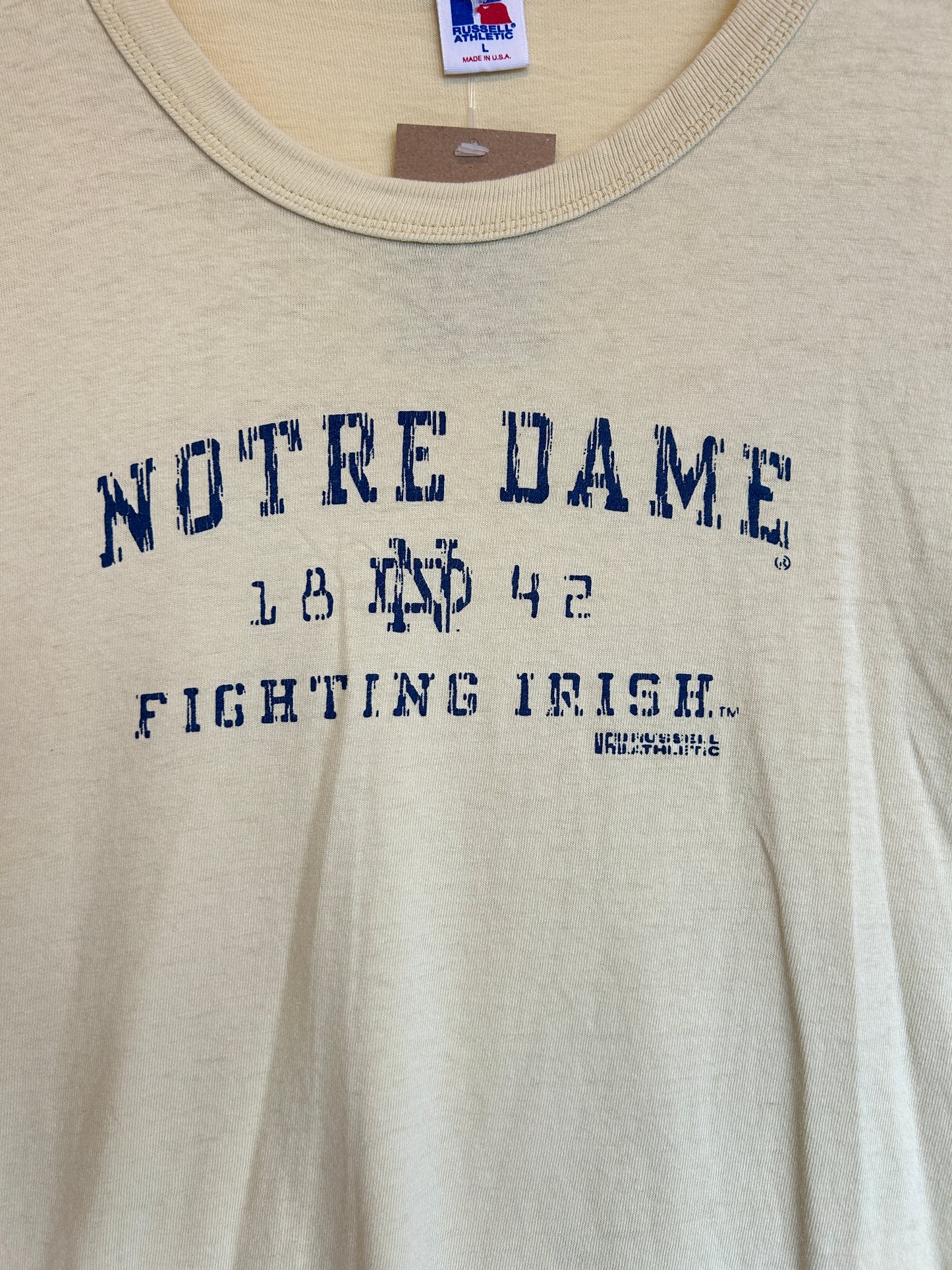 Vintage notre dame tee