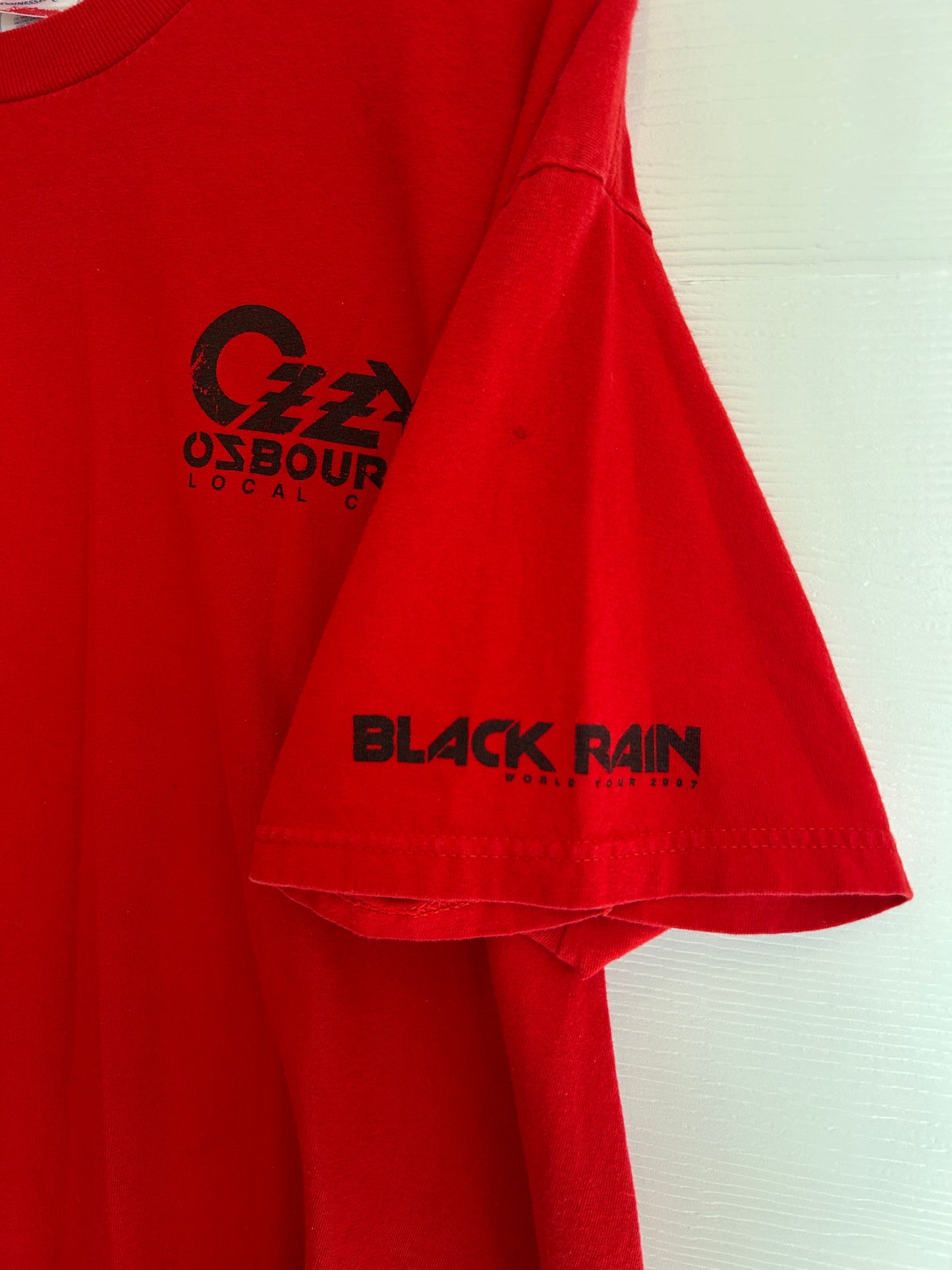 Ozzy Ozbourne back stage tee