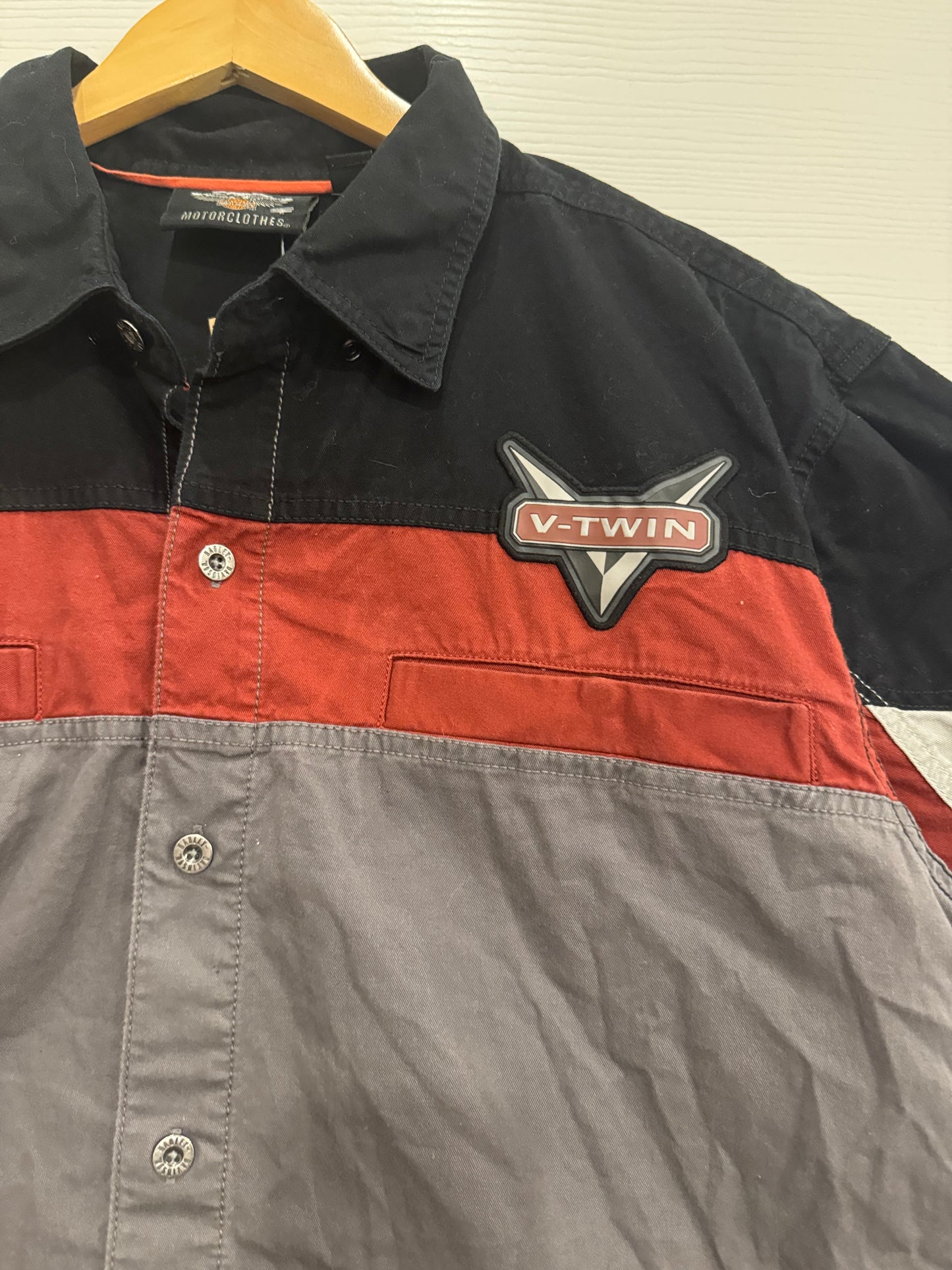 vintage Harley-Davidson V-Twin button-up - XL