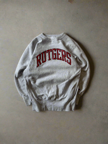 Rutgers reverse weave campion crewneck