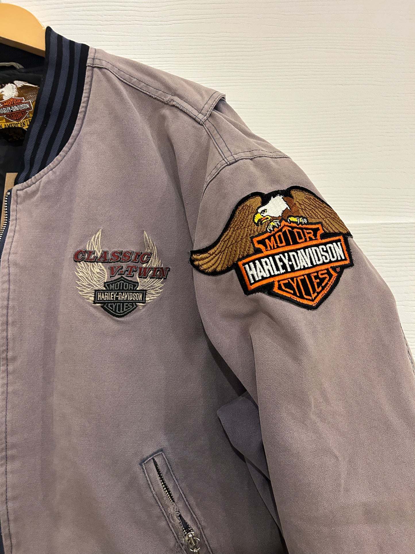 Vintage Harley bomber Jacket - XL