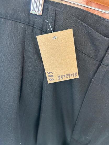 Black pleated golf pants - 33￼