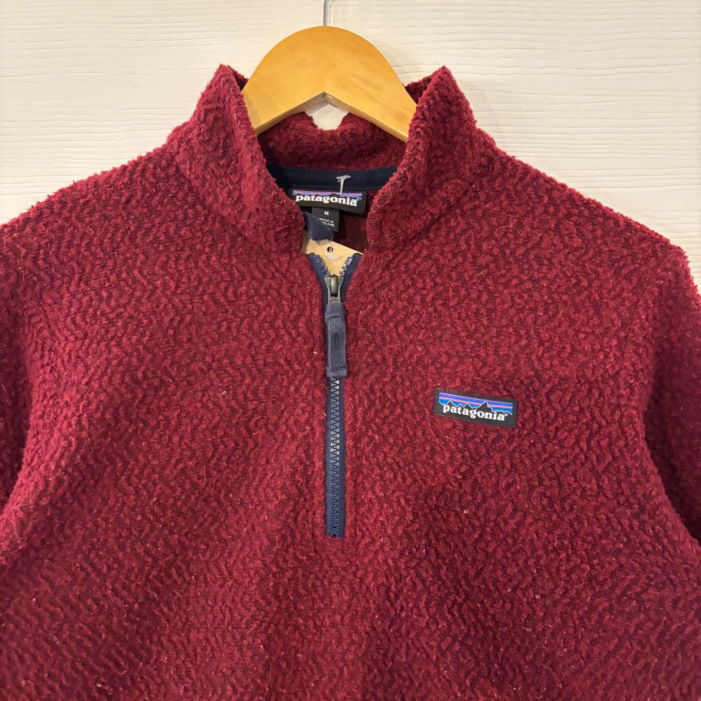 Vintage Patagonia Maroon Fleece - M