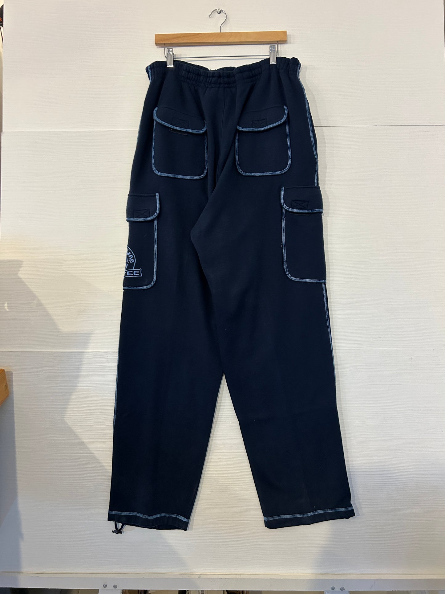Vintage Shortee cargo baggy sweatpants - XL