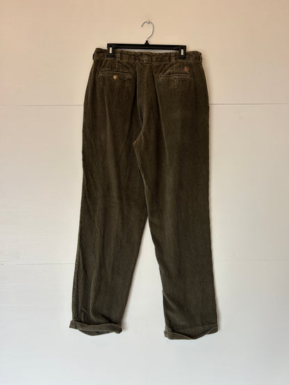Baggy corduroy golf pants - 32