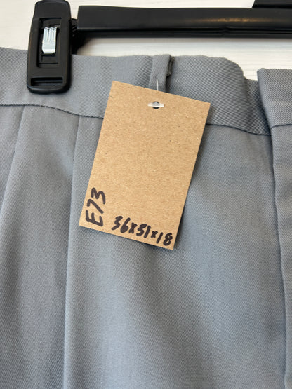 Pleated grey golf pants - 36