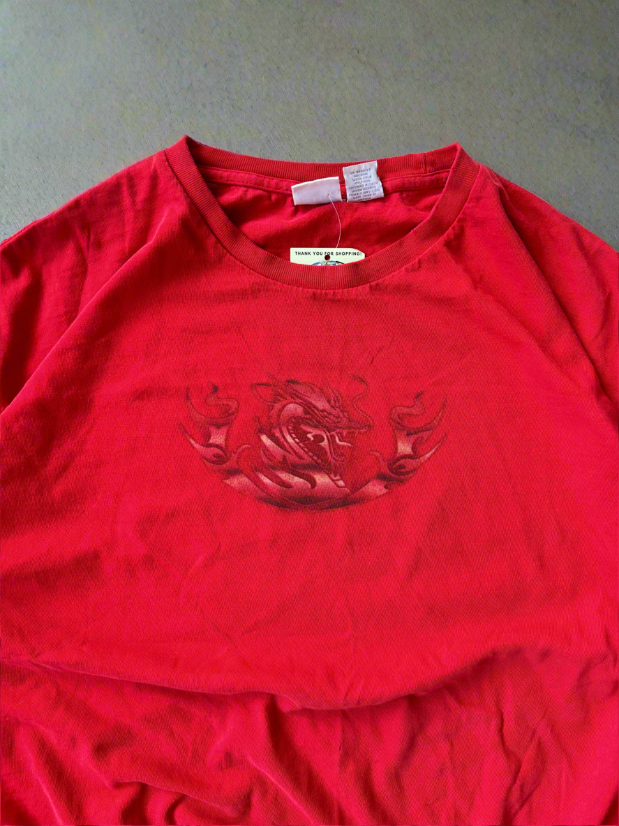 Vintage Dragon Graphic Tee