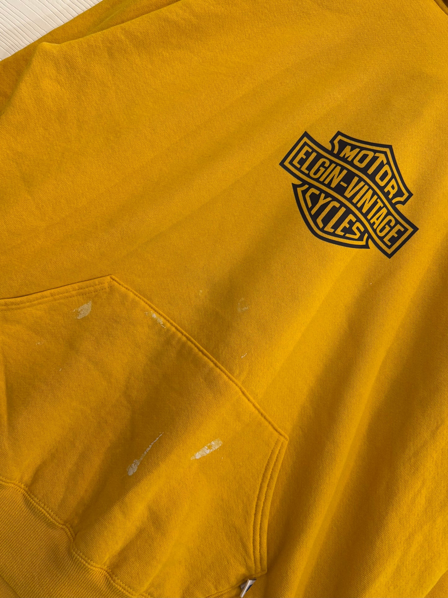 yellow Russell Elgin Vintage x Harley-Davidson hoodie - XXL