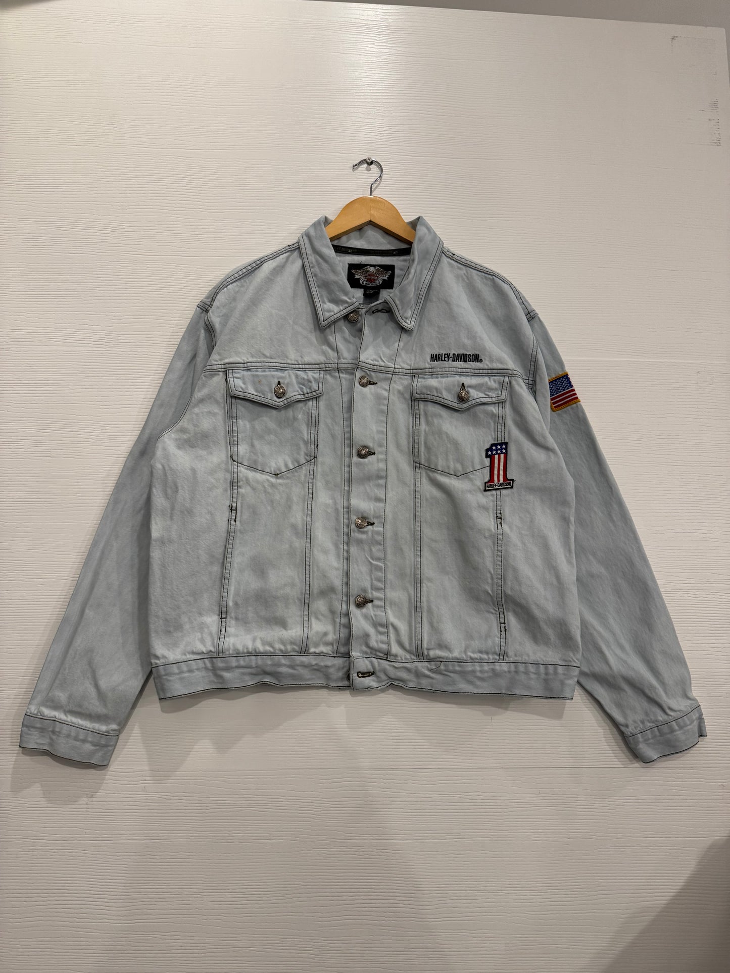 vintage Harley-Davidson USA denim jacket - XL