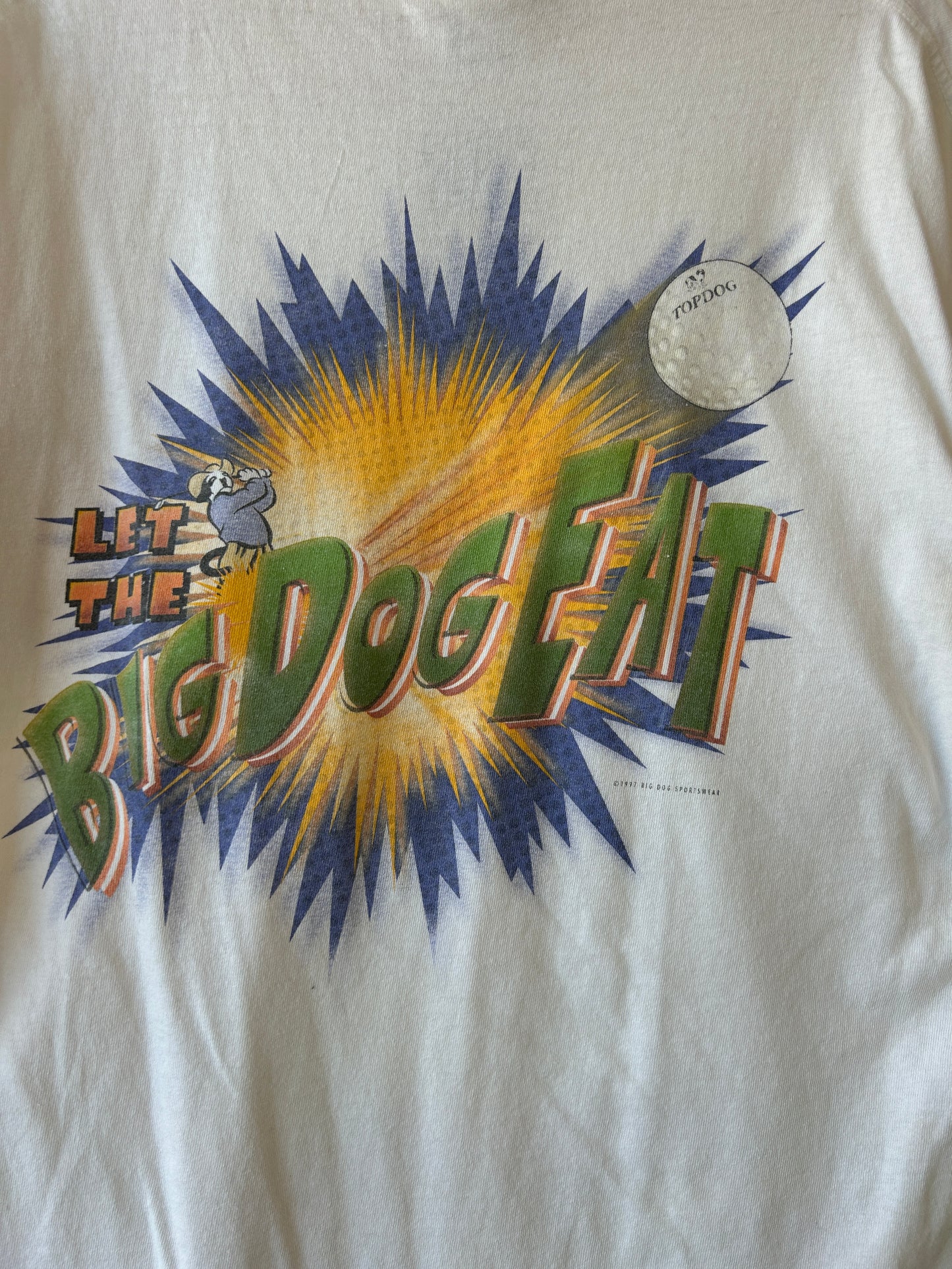 “Let the big dog eat!” Golf tee - L
