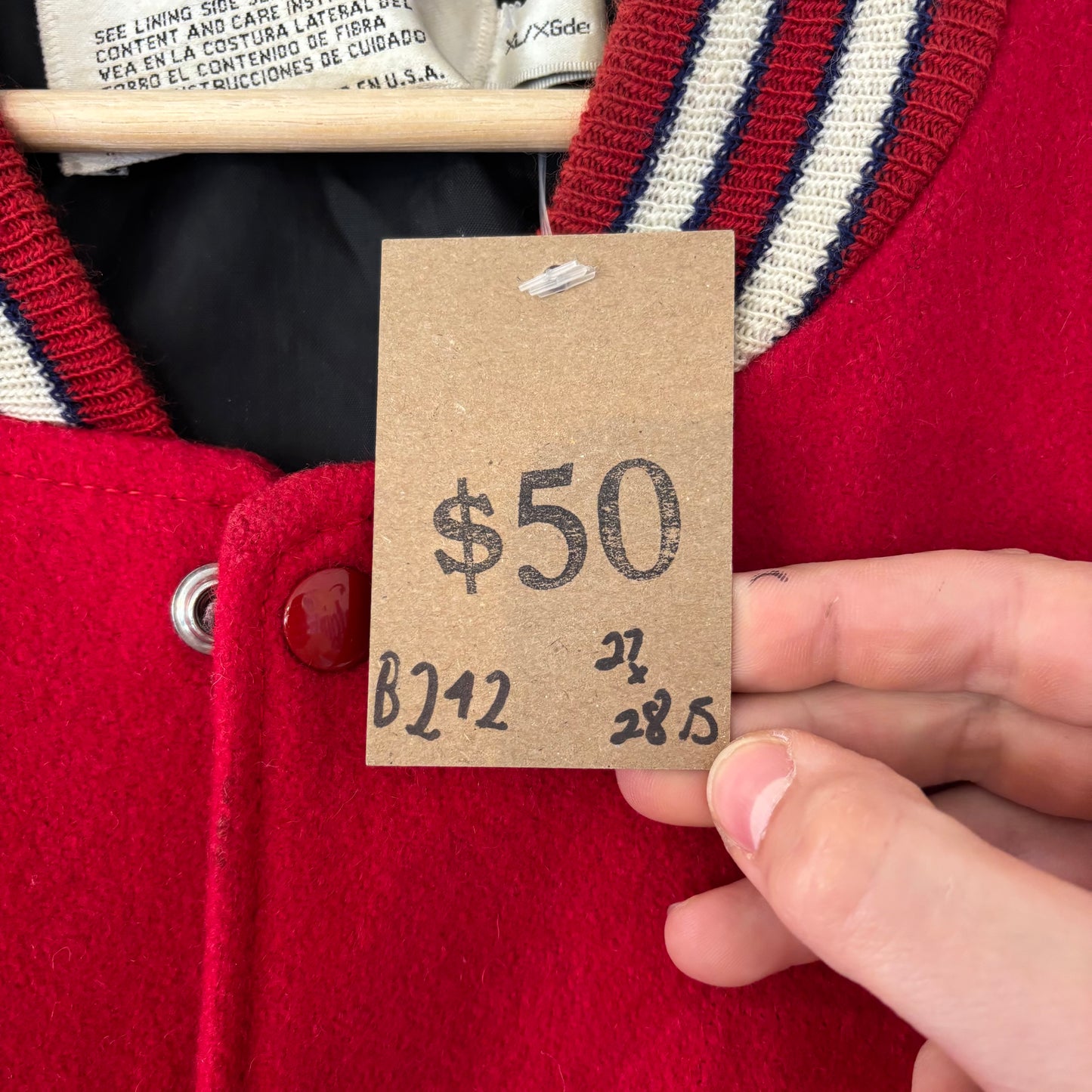 Vintage DeLong Varsity Jacket - XL