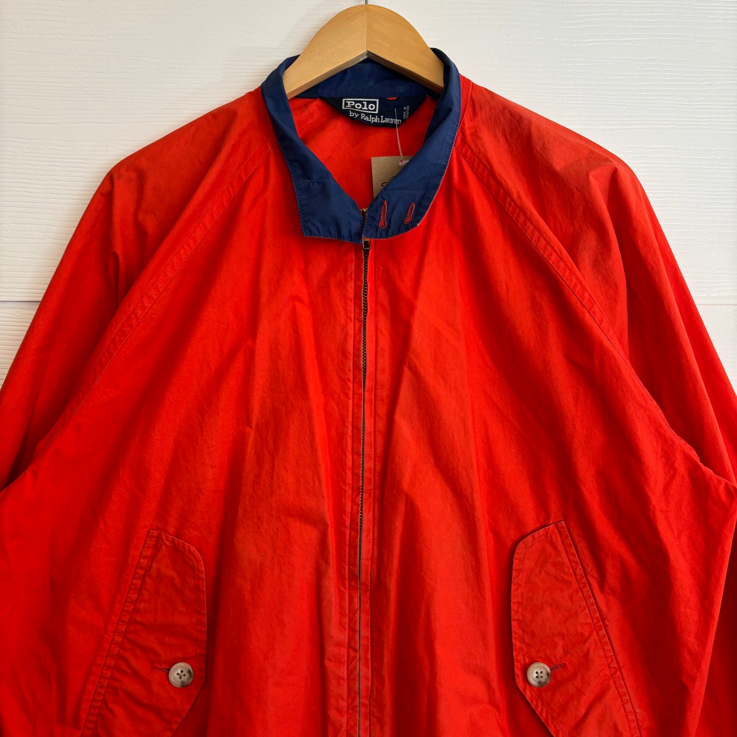 Vintage Polo Ralph Lauren Orange Bomber - M