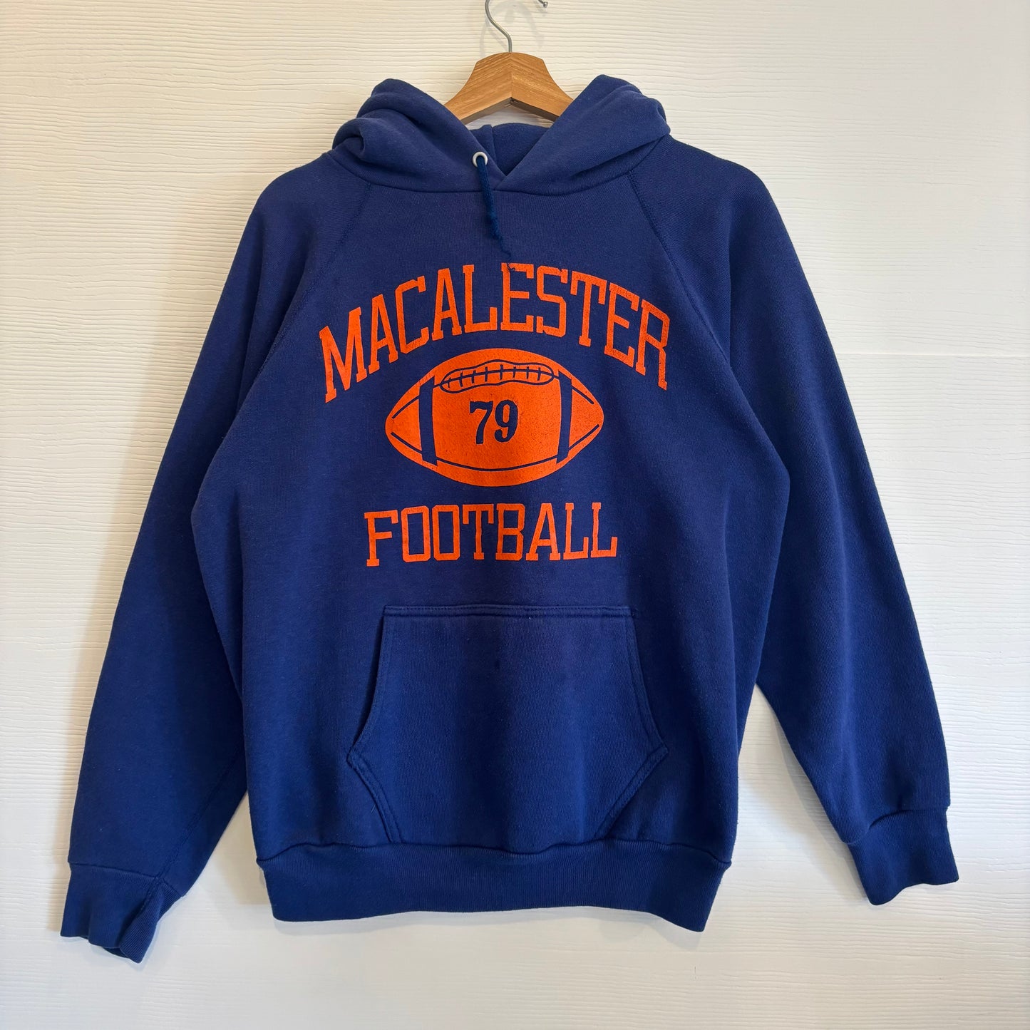 Vintage Macalester Football Hoodie L