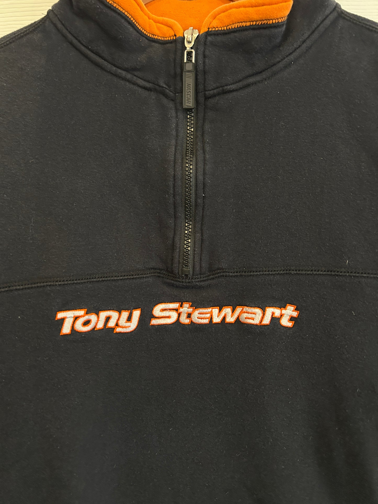 Vintage Tony Stewart racing quarter zip - L