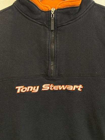 Vintage Tony Stewart racing quarter zip - L
