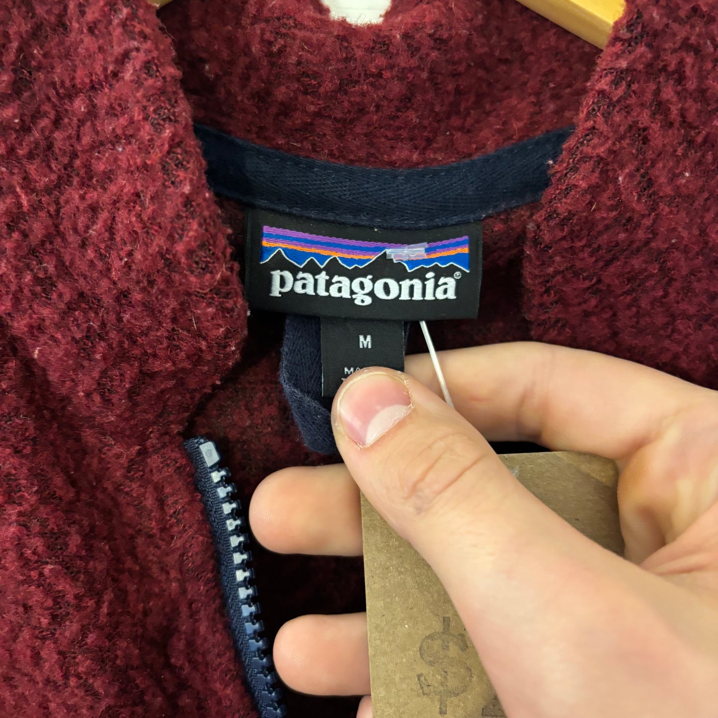 Vintage Patagonia Maroon Fleece - M