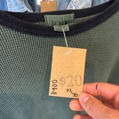 Vintage J Crew Waffle Longsleeve XL