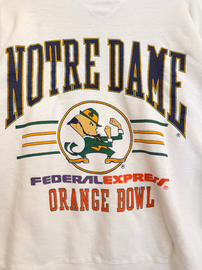 Notre dame Orange bowl Crewneck - L