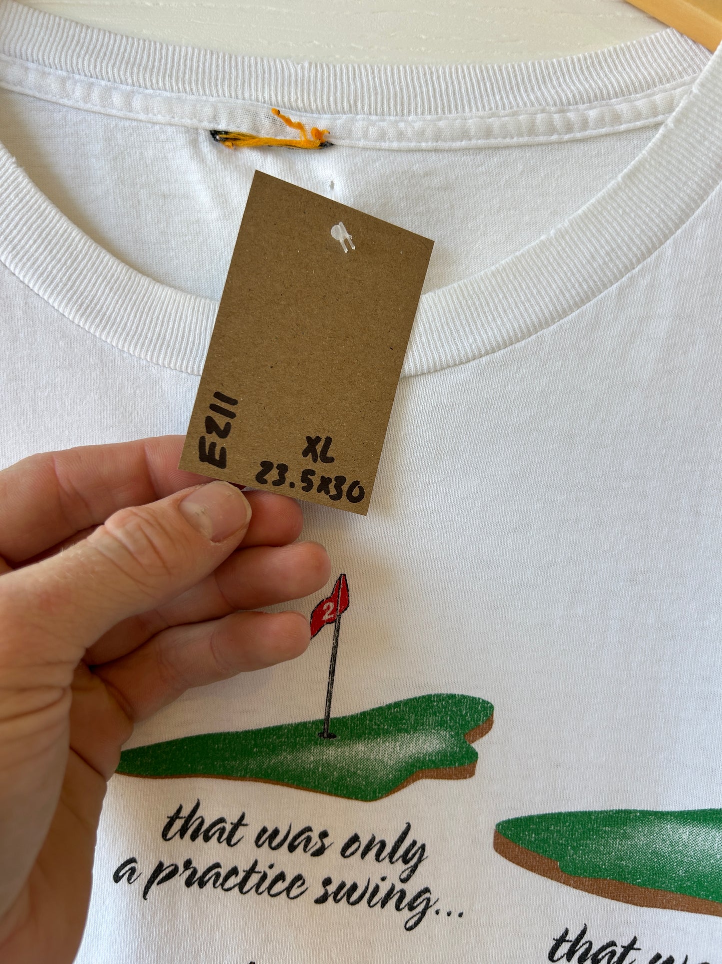 9 golf lies tee - XL