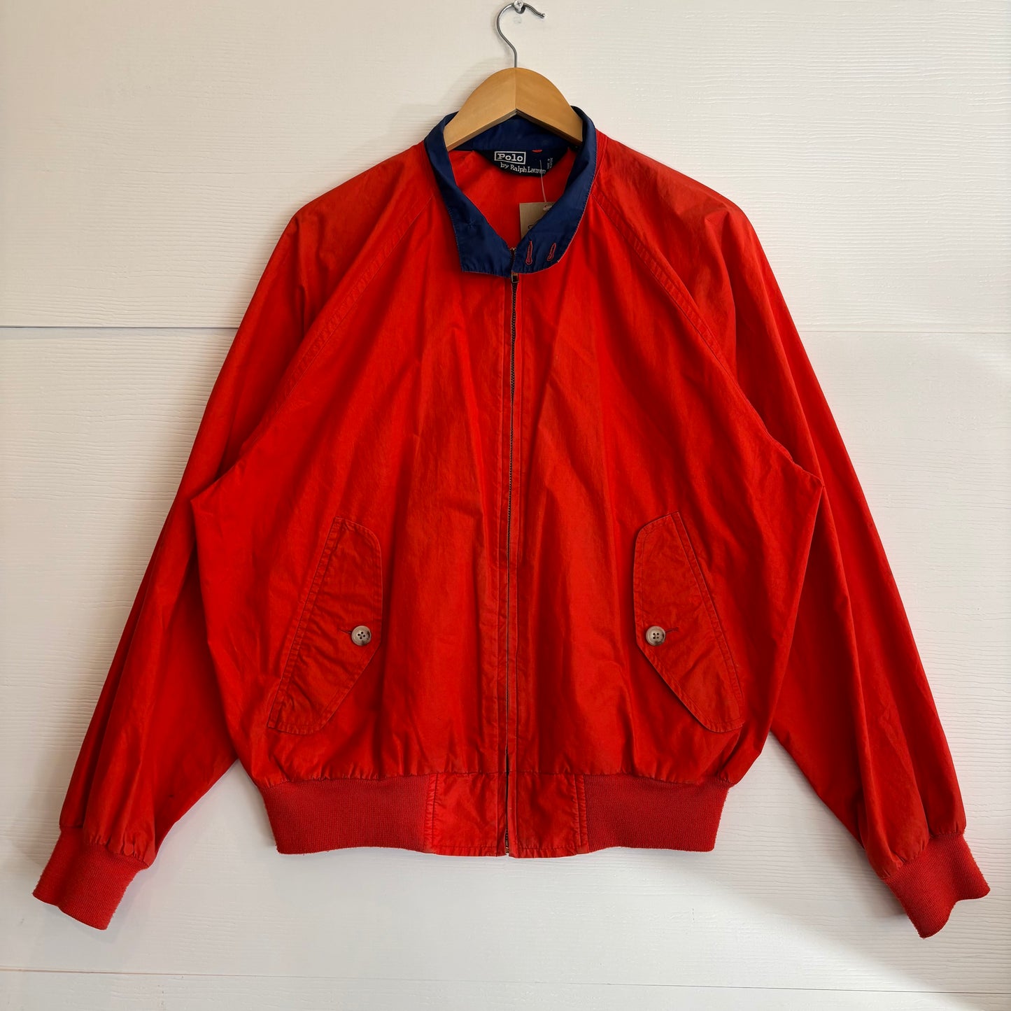 Vintage Polo Ralph Lauren Orange Bomber - M