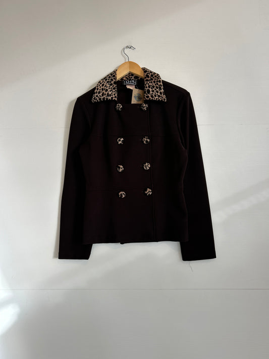 GHM brown leopard print jacket