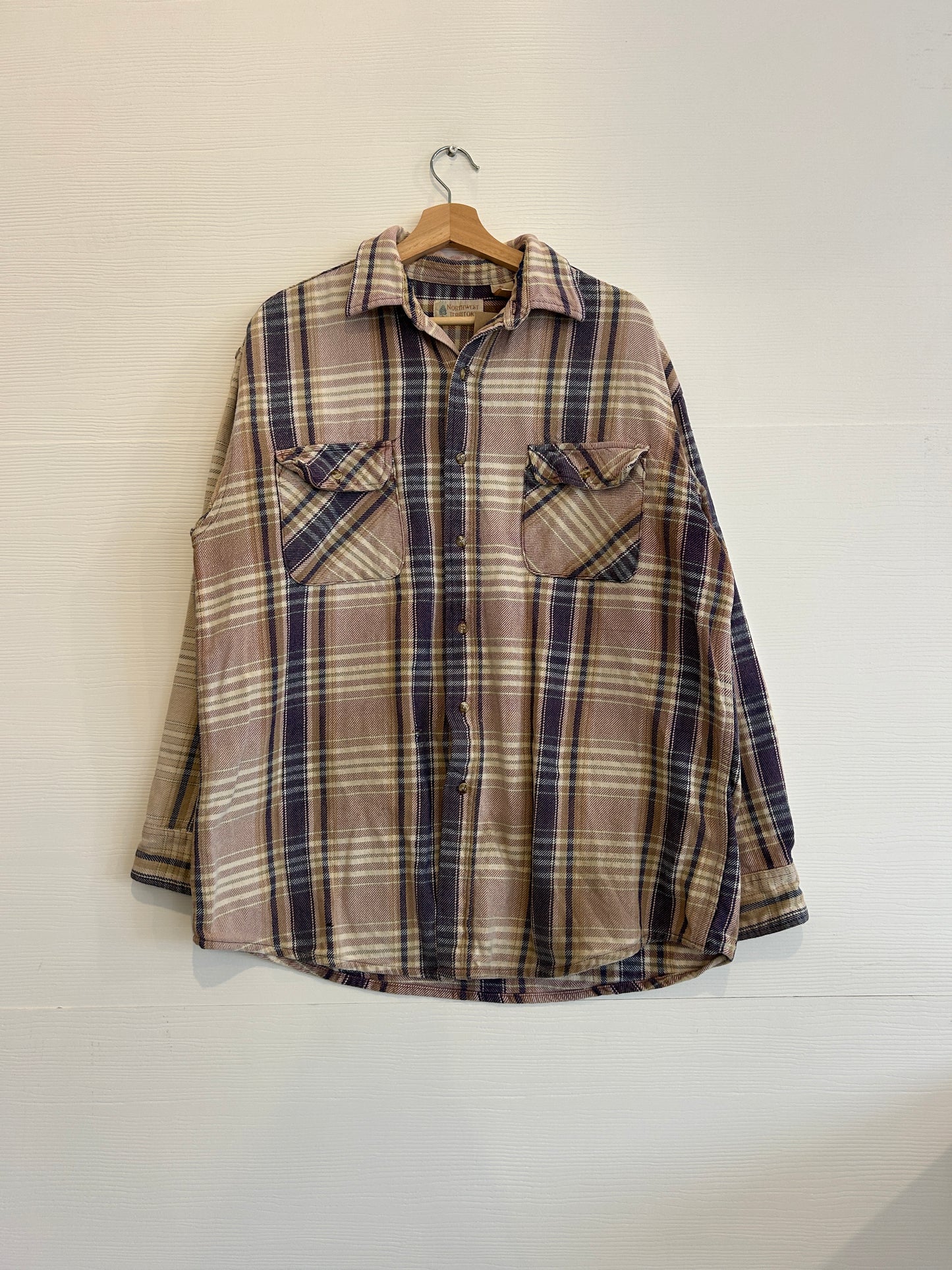 Vintage Northwest territory flannel - L
